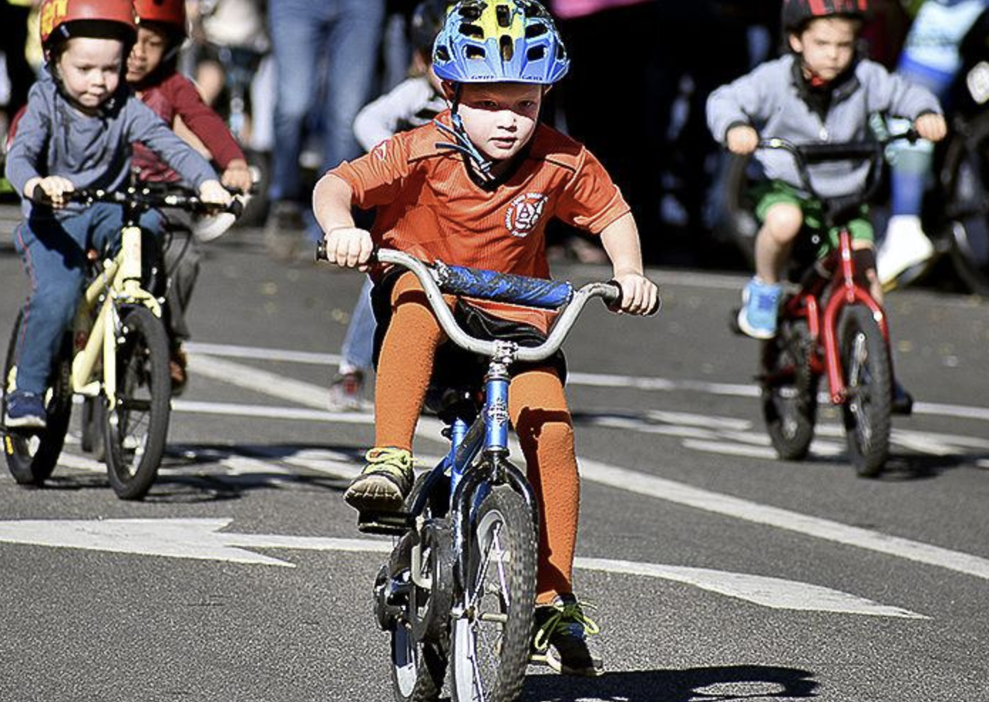 Young cyclists compete in the 2019 Redlands Bicycle Classic